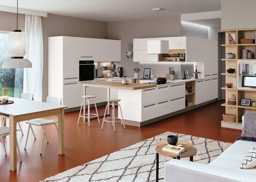 Cuisine moderne blanche