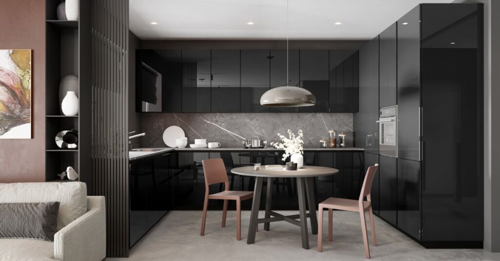 Cuisine noire : tendances et inspirations pour la décoration